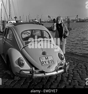 Deutsche Fictitious character Kerstin de Ahna in Hamburg, Deutschland 1960er Jahre. Die deutsche Schauspielerin Kerstin de Ahna in Hamburg, Deutschland 1960. Stockfoto