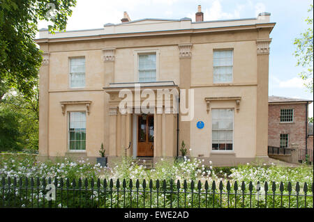 Elizabeth Gaskell Haus Manchester uk Stockfoto