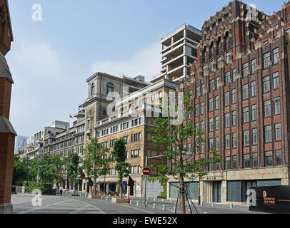 Yuanmingyuan Road Shanghai (Huangpu in der Nähe des Bund) China chinesische Stockfoto