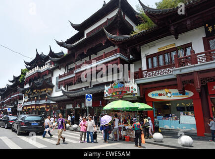 Yuyuan Garten Basar von Mingdynastie Pan Familie gegründet "Altstadt, shopping-district in Shanghai klassischer chinesischer Architektur Stockfoto