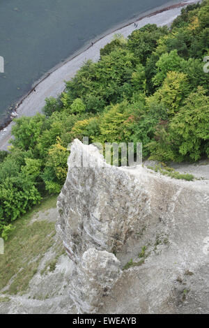 Sassnitz, Deutschland, in der Nähe der Klippen Koenigsstuhl auf der Insel Rügen Stockfoto