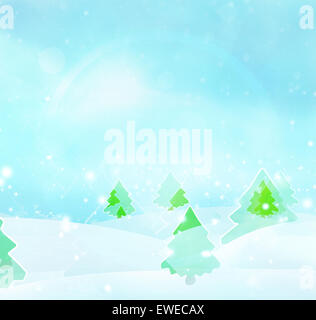 Winterlandschaft Stockfoto