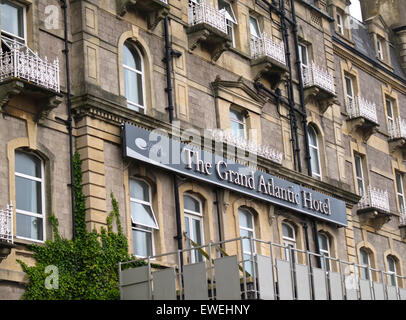 Weston Super Mare direkt am Meer Atlantic Grand Hotel Stockfoto