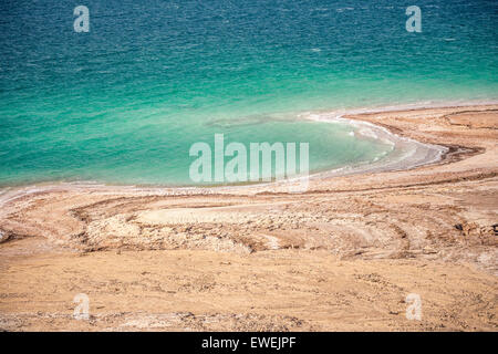 Blick auf die Küste des Toten Meeres Stockfoto