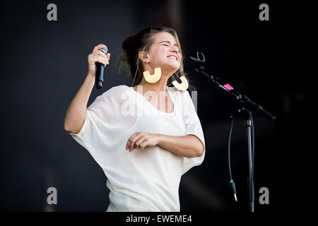 Selah führt Sue live Pinkpop Festival 2015 in Landgraaf Niederlande © Roberto Finizio/Alamy Live News Stockfoto