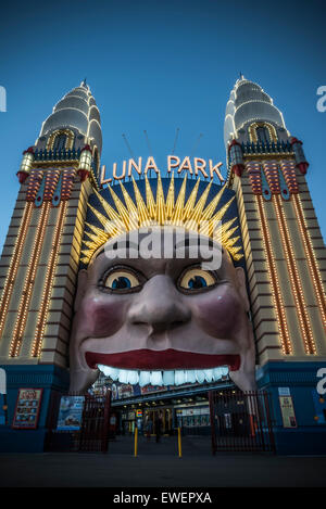 Luna Park, Sydney, Australien Stockfoto