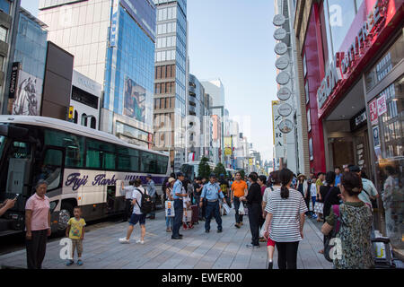 Chinesische Reisende, Ginza, Chuo-Ku, Tokyo, Japan Stockfoto