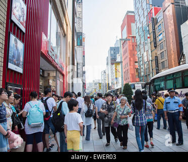 Chinesische Reisende, Ginza, Chuo-Ku, Tokyo, Japan Stockfoto