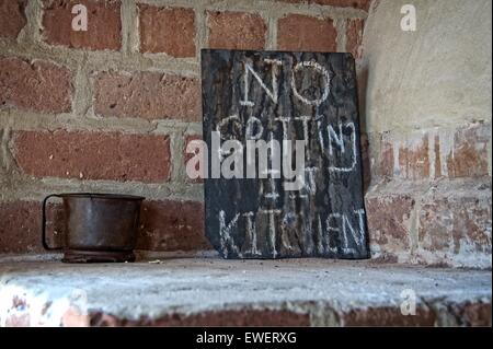 Details zu Fort Clinch aus Amelia island Florida. Von 1847 im zweiten Seminole-Kriege sowie Union Fort im Bürgerkrieg war. Stockfoto