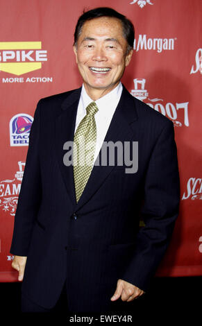 George Takei auf dem 2007 Spike TV Scream Fest statt im griechischen Theater in Hollywood am 19. Oktober 2007. Stockfoto