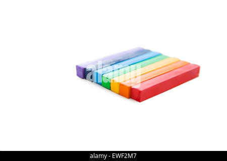 Mehrfarbige Künstlers Pastelle Stockfoto