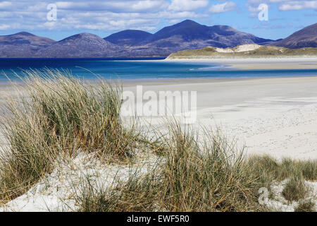 Luskentyre Strand, Insel Harris, äußeren Hebriden, Schottland Stockfoto