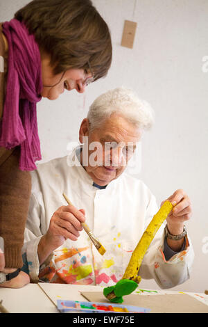 KUNST-THERAPIE Stockfoto