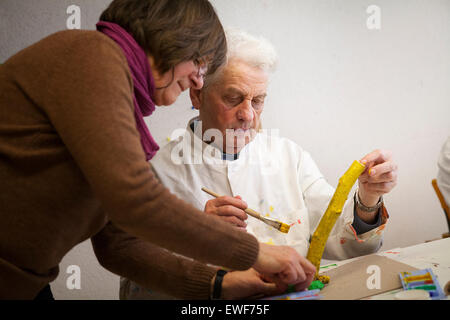 KUNST-THERAPIE Stockfoto