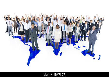 Multi-ethnischen Gruppe von Unternehmer Stockfoto