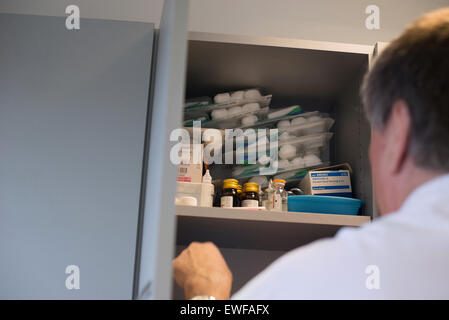 HNO-BERATUNG Stockfoto