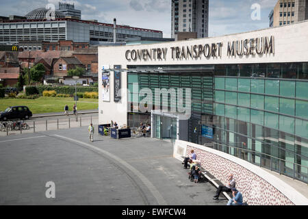 Außenseite des Coventry Transport-Museum im Millennium Hotel Coventry Stockfoto