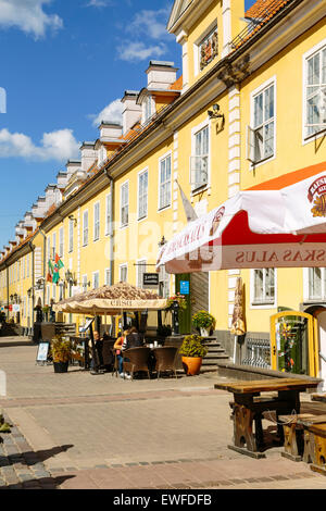 Jakobs-Kaserne Gebäude, Tornu Iela (Straße), Vecriga (Riga Altstadt), Riga, Lettland Stockfoto