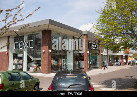 Als Nächstes speichern Sie in Suffolk Retail Park, zentrale, Ipswich, Suffolk, England, UK Stockfoto