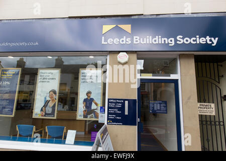 Leeds-Bausparkasse Hautpstraße Zweig Kendal Stockfoto