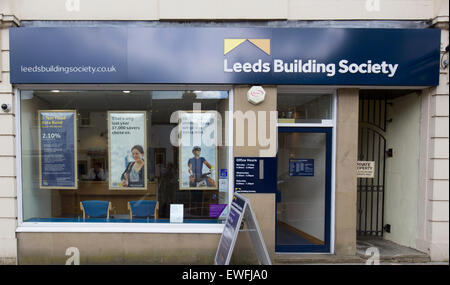 Leeds-Bausparkasse Hautpstraße Zweig Kendal Stockfoto