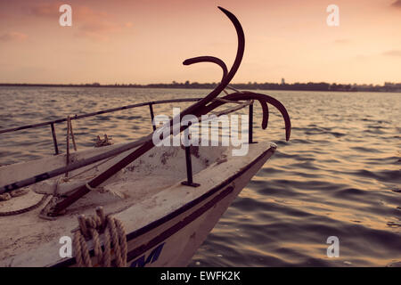 Anker ein Boot Stockfoto