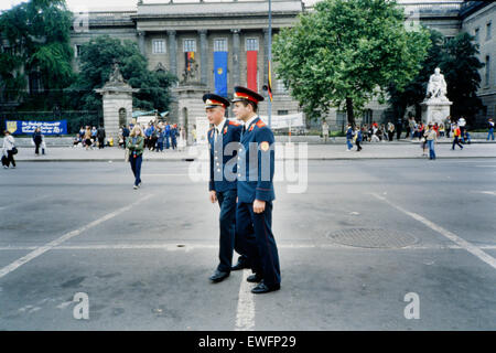 Berlin, DDR, Soldaten der sowjetischen Armee Stockfoto