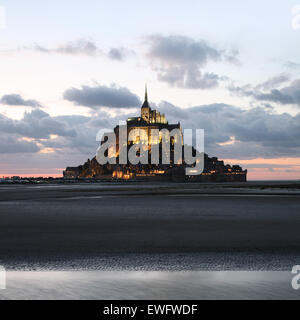 Le Mont Saint Michel, Normandie, Frankreich Stockfoto