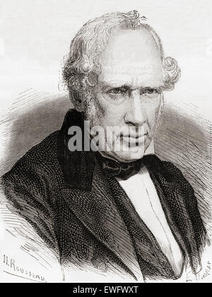 Sir William Fairbairn, 1. Baronet (von Ardwick), 1789-1874.  Schottische Bauingenieur, Statiker und Schiffsbauer. Stockfoto