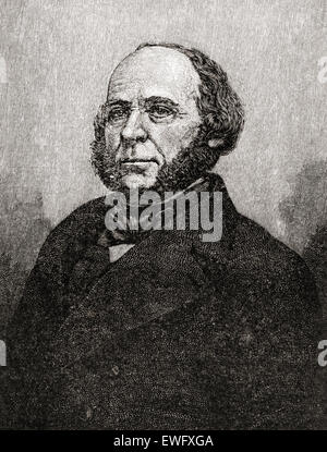 John Ericsson, 1803-1889.  Schwedisch-US-amerikanischer Erfinder und Maschinenbauingenieur. Stockfoto