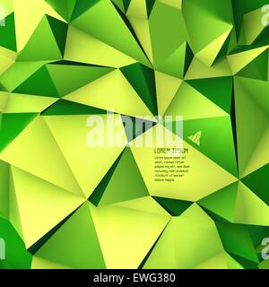 3D abstrakte Darstellung. 3D Hintergrund. Stock Vektor