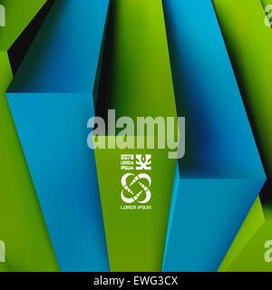 Business-Konzept-Hintergrund. 3D Illustration. Stock Vektor