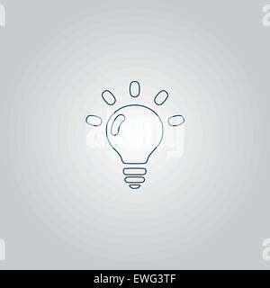 BIRNE-SYMBOL Stock Vektor