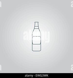 Flasche Bier - Vektor-illustration Stock Vektor