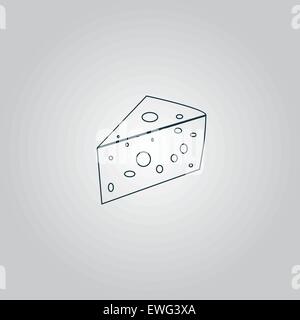 Käse-Symbol Stock Vektor