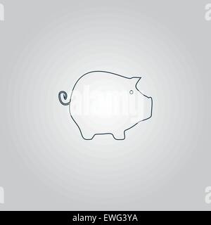 Sparschwein Stock Vektor