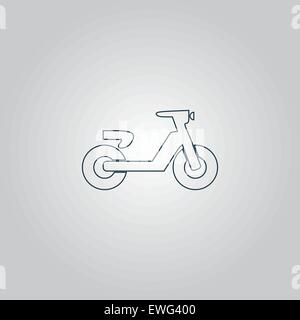 Roller oder Moped, Vektor-illustration Stock Vektor