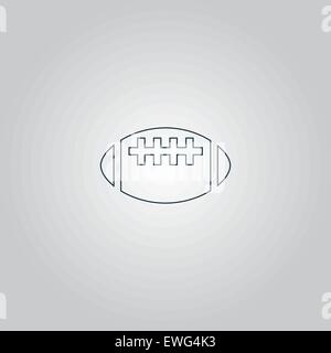 Rugby-Zeichen Stock Vektor