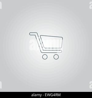 Einkaufswagen-Symbol Stock Vektor