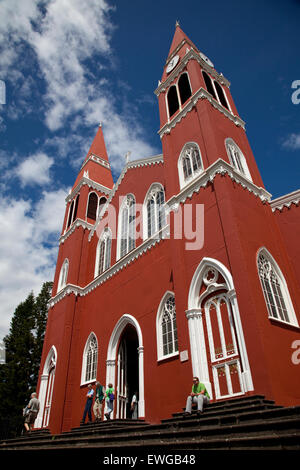 Kirche. Grecia. Costa Rica. Amerika Stockfoto