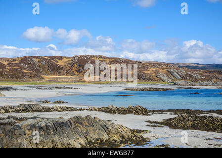 Uisken Strand, in der Nähe von Bunessan, Isle of Mull, Hebriden, Argyll and Bute, Scotland Stockfoto