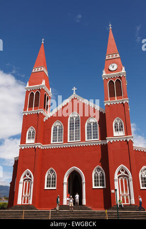 Kirche. Grecia. Costa Rica. Amerika Stockfoto