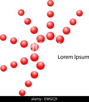 Abstrakte Logos für Ihr Design. Vektor-Illustration. Stock Vektor