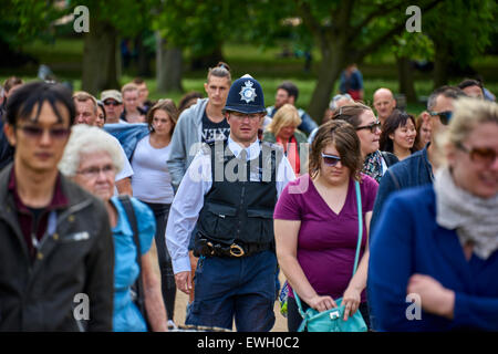 Green Park ist ein Park in der City of Westminster, Zentrum von London. Stockfoto