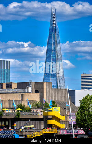 Der Shard, Shard London Bridge und London Bridge Tower, ehemals ist ein 95-geschossiges Hochhaus in Southwark, London Stockfoto