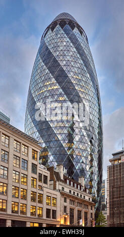 Die Gurke, 30 St Mary Axe, London Stockfoto