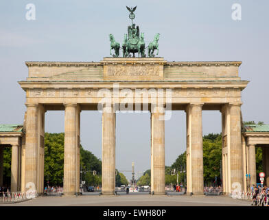 Das Brandenburger Tor in Berlin, Hauptstadt der Bundesrepublik Deutschland Stockfoto