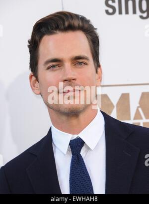 Los Angeles, CA, USA. 25. Juni 2015. Matt Bomer im Ankunftsbereich für MAGIC MIKE XXL Premiere, TCL Chinese 6 Sälen (ehemals Grauman), Los Angeles, CA 25. Juni 2015. Bildnachweis: Elizabeth Goodenough/Everett Collection/Alamy Live-Nachrichten Stockfoto