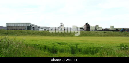 Thoresby Zeche in Nottinghamshire.  Im Besitz von britische Kohle, ist Thoresby Zeche aufhören produktionsbedingt im Jahr 2015... Stockfoto