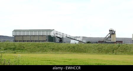 Thoresby Zeche in Nottinghamshire.  Im Besitz von britische Kohle, ist Thoresby Zeche aufhören produktionsbedingt im Jahr 2015... Stockfoto